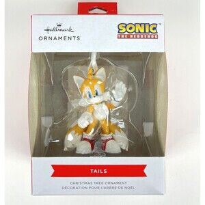 Hallmark Sonic The Hedge Hog Tails Christmas Tree ornament Holiday Decor 2inx3in